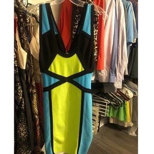 Bebe Color Block Dress